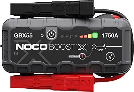 Photo 1 of NOCO Boost X GBX55 1750A 12V UltraSafe Portable Lithium Jump Starter, Car Battery Booster Pack, USB-C Powerbank Charger, and Jumper Cables for up to 7.5-Liter Gas and 5.0-Liter Diesel Engines
