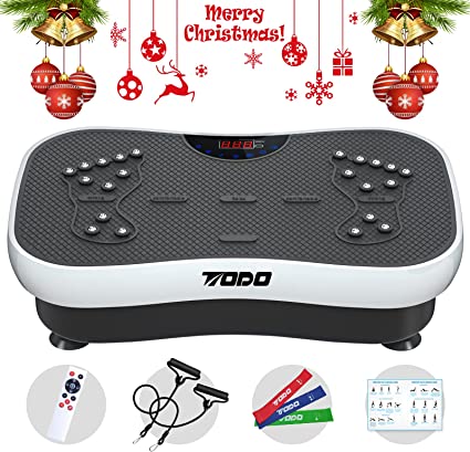 Photo 2 of TODO Vibration Plate Exercise Machine Whole Body Vibration Machine for Relieving Muscle Tightness, Remote Control