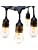 Photo 1 of addlon 48 FT Outdoor String Lights Commercial Grade Weatherproof Strand, 18 Edison Vintage Bulbs(3 Spare), 15 Hanging Sockets, ETL Listed Heavy-Duty Decorative Christmas Lights for Patio Garden