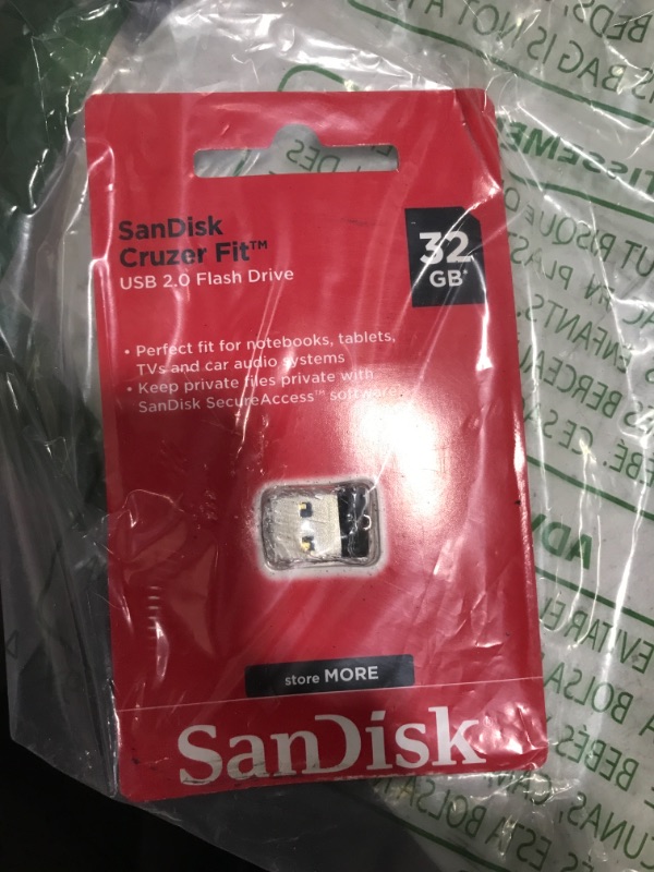 Photo 2 of SanDisk 32GB Cruzer Fit USB Flash Drive - SDCZ33-032G-G35