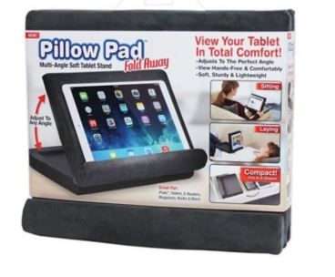 Photo 1 of Pillow Pad Fold Away Soft Tablet Stand for IPads Books & More as Seen on TV
