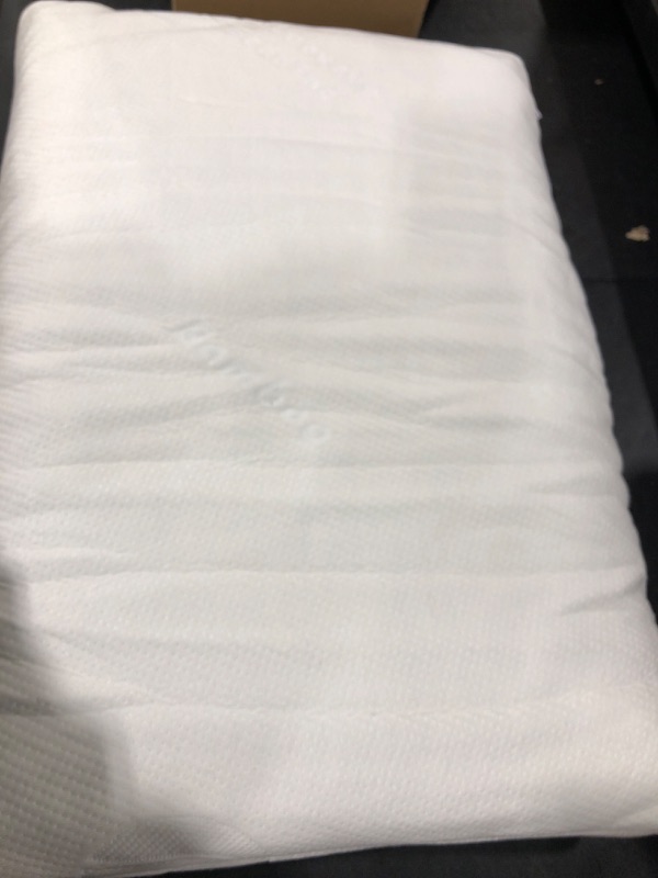 Photo 1 of Bluewave Bedding Ultra Slim Gel Memory Foam Pillow for Stomach and Back Sleepers - Thin, Flat Design for Cervical Neck Alignment and Deeper Sleep 