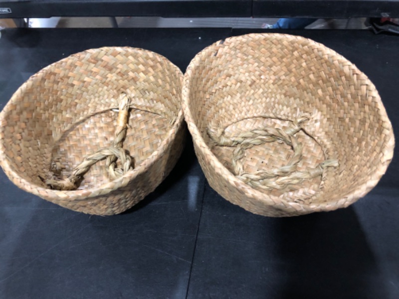 Photo 1 of 2pack Cotton Rope Basket - Woven Storage Basket -