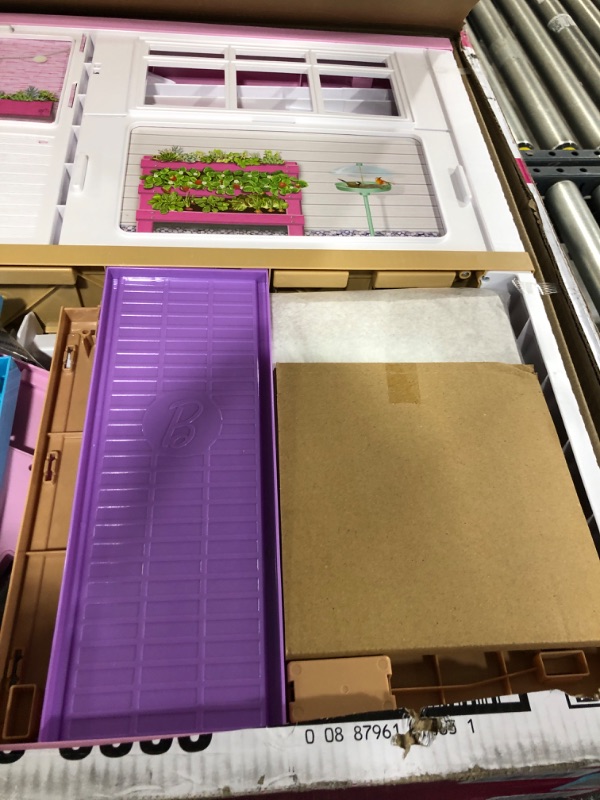 Photo 4 of Barbie Dreamhouse Dollhouse with Wheelchair Accessible Elevator, Pool, Slide and 70 Accessories Including Furniture and Household Items, Gift for 3 to 7 Year Olds