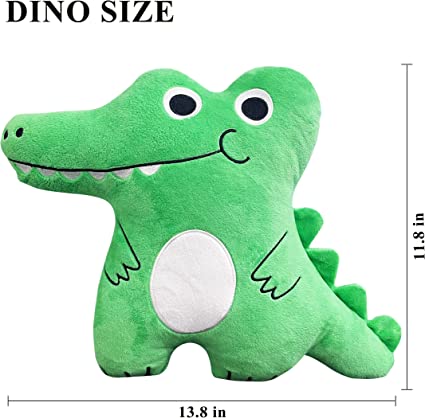 Photo 1 of Dinosaur Stuffed Animal, Cute Dino Stuffed Animal Plush Toys Dolls, Soft Dinosaur Plushies for Kids Plush Doll Gifts for Boys Girls (Green)
