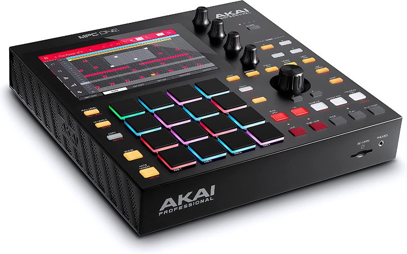 Photo 1 of Akai Professional MPC One – Drum Machine, Sampler & MIDI Controller with Beat Pads, Synth Engines, Standalone Operation and Touch Display
