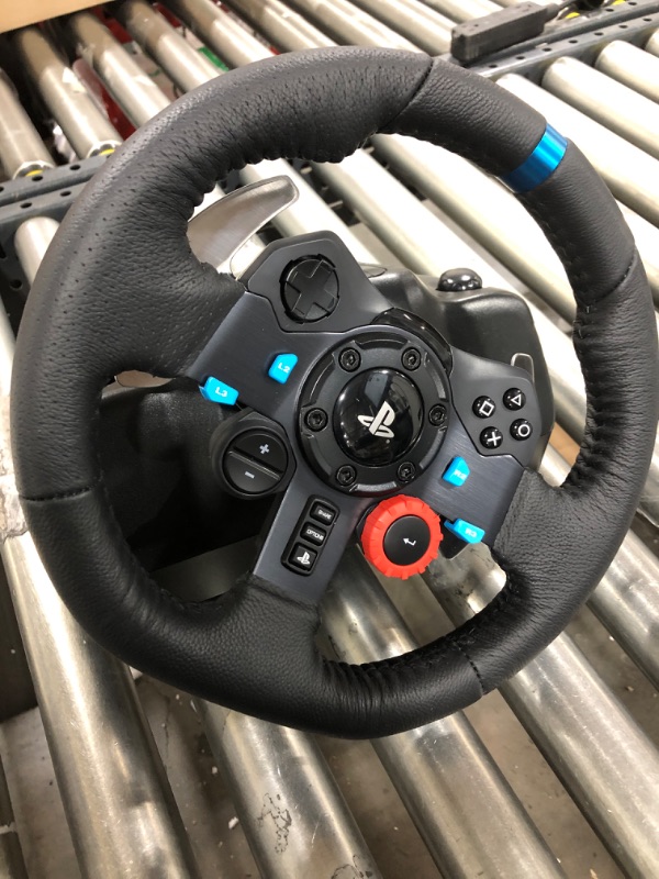 Photo 3 of Logitech G Dual-Motor Feedback Driving Force G29 Gaming Racing Wheel with Responsive Pedals + Logitech G Astro A30 LIGHTSPEED Wireless Gaming Headset Wheel + A30