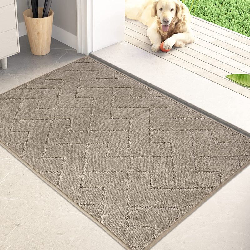 Photo 1 of 
PURRUGS Dirt Trapper Door Mat 19.5" x 31.5", Non-Slip Machine Washable Entrance Rug, Shoes Scraper, Dog Door Mat, Super Absorbent Welcome mat for...