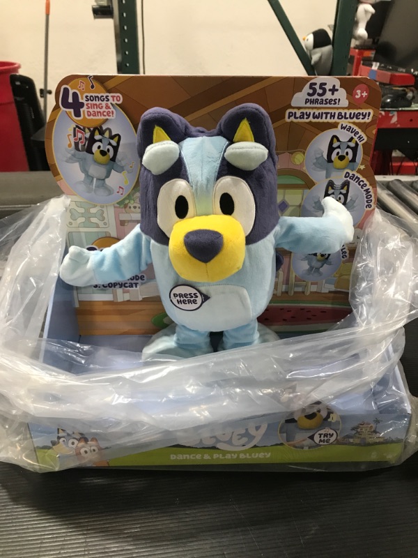 Photo 2 of Bluey Dance Play Feature Plush Series 7
