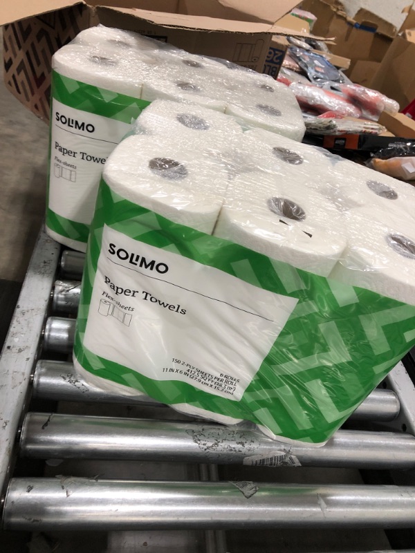 Photo 3 of Amazon Brand - Solimo Basic Flex-Sheets Paper Towels
