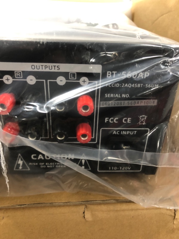Photo 1 of Boytone BT-560AP, Bluetooth Power Amplifier System - 300W, 4 Speaker Channel Sound Audio Stereo Receiver W/ USB, RCA Jack, 3 Microphone Input, FM Radi
