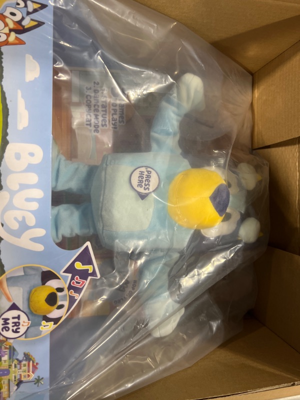 Photo 1 of Bluey Dance and Play 14" Animated Plush | Over 55 Phrases and Songs, Multicolor