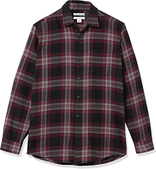 Photo 1 of Amazon Essentials Men's Long-Sleeve Flannel Shirt size small 
