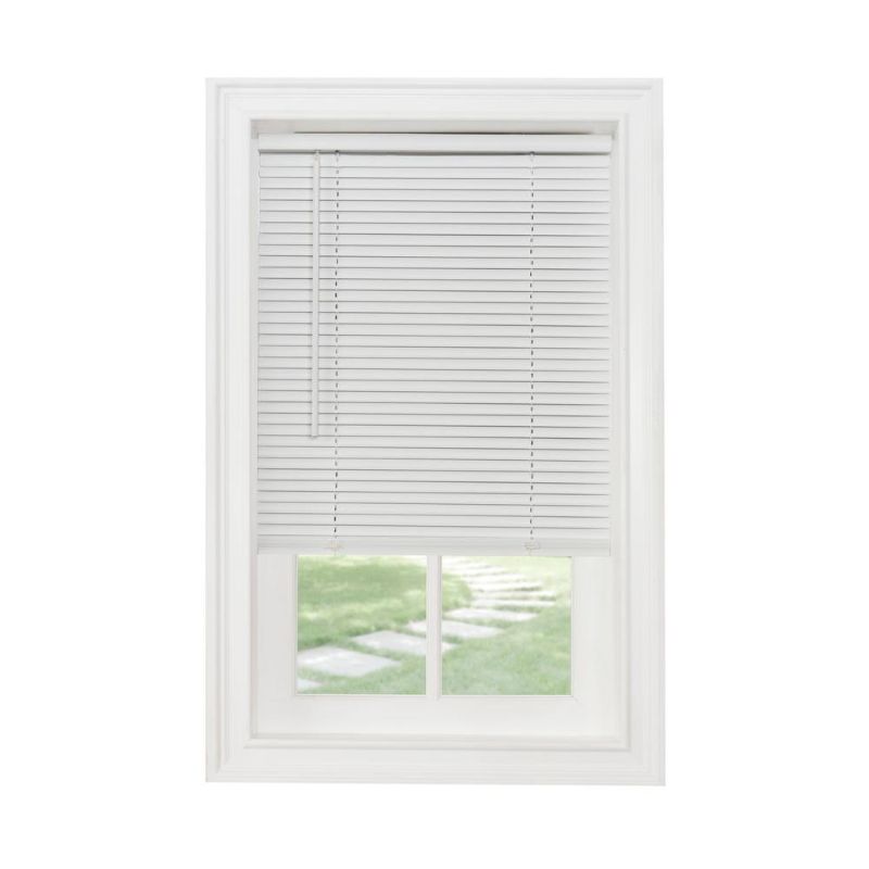 Photo 1 of Achim MSG2704WH4 70 X 48 in. Cordless GII Morningstar 1 in. Light Filtering Mini Blind - White
