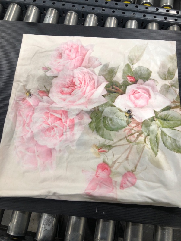 Photo 1 of 18X18 ROSE PILLOW COVERING