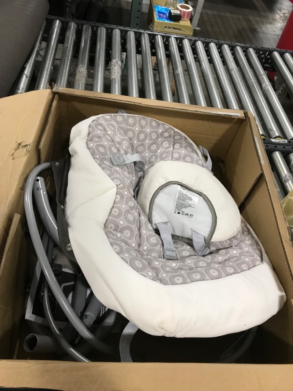 Photo 2 of 4moms MamaRoo Multi-Motion Baby Swing, Bluetooth Baby Swing with 5 Unique Motions, Grey Gray/ SELLING FOR PARTS ONLY 