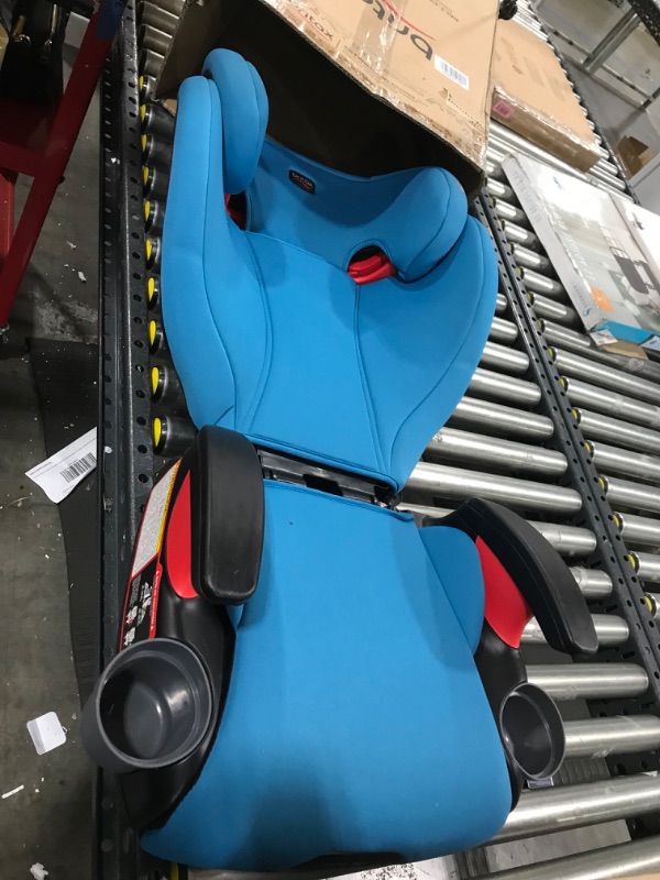 Photo 2 of Britax Skyline 2-Stage Belt-Positioning Booster Car Seat, Teal - Highback and Backless Seat