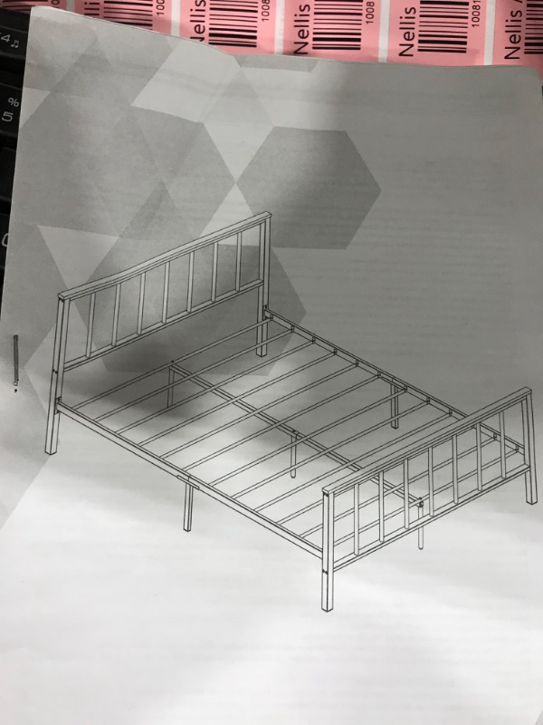 Photo 1 of  Iron Bed Frame/ unknown size 
