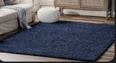 Photo 1 of 10x14 blue shaggy rug 
