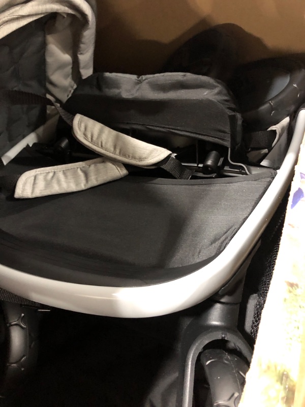 Photo 3 of Graco Ready2Grow LX 2.0 Double Stroller Features Bench Seat and Standing Platform Options, Clark "w/ Added Body Support Cushion" Clark