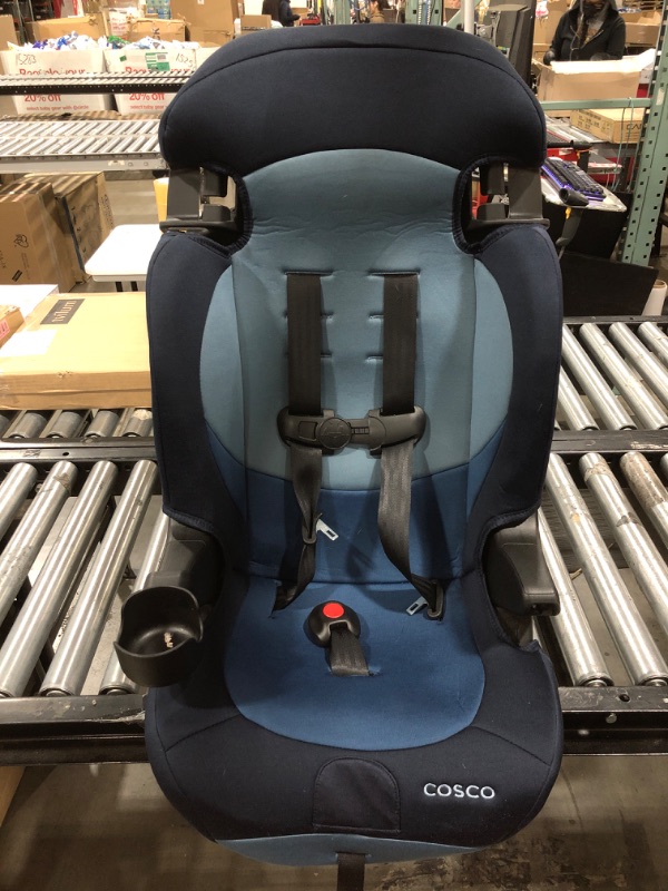 Photo 2 of Cosco Finale DX 2 in 1 Booster Car Seat Sport Blue