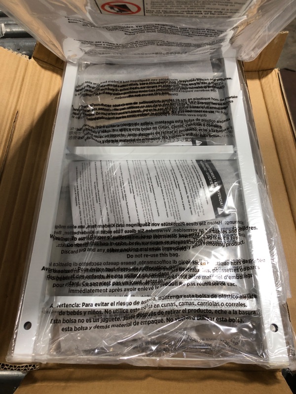 Photo 3 of mDesign Storage Dresser End/Side Table Night Stand Furniture Unit - Small Standing Organizer for Bedroom, Office, Living Room, and Closet - 2 Drawer Removable Fabric Bins - Gray/White Grey