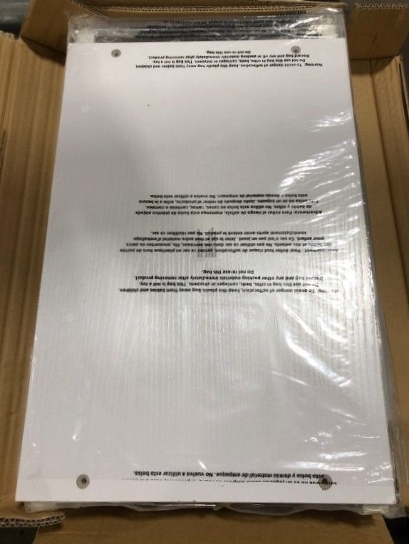 Photo 1 of mDesign Storage Dresser End/Side Table Night Stand Furniture Unit - Small Standing Organizer for Bedroom, Office, Living Room, and Closet - 2 Drawer Removable Fabric Bins - Gray/White Grey