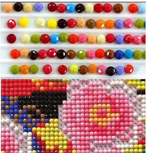 Photo 1 of 5D DIY Diamond Painting Kits,5Sets of Splicing Full Drill Cube Round Rhinestone Embroidery Cross Stitch Picture for Wall Decorations(Wave&Sunset,37.5"X18"/95cmX45cm)
