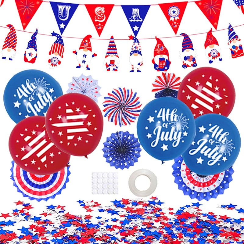 Photo 1 of 4th of July Party Decorations, Fourth of July Balloons Fourth of July Party Supplies for 4th of July Decorations Patriotic Decorations Independence Day Decorations Patriotic Party Decorations