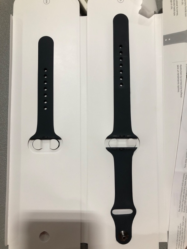 Photo 3 of Apple Watch Series 7 [GPS 41mm] Smart Watch w/ Midnight Aluminum Case with Midnight Sport Band. Fitness Tracker, Blood Oxygen & ECG Apps, Always-On Retina Display, Water Resistant GPS 41mm Midnight Aluminum Case with Midnight Sport Band