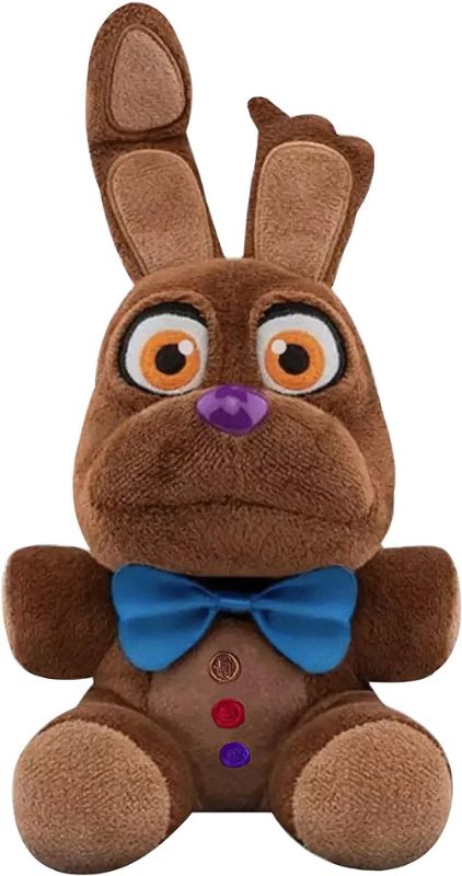 Photo 1 of 7" Chocolate Bonnie - Five Nights at Freddy's Plushie Brown Bonnie Plush Toy Stuffed Doll
