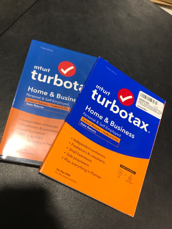 Photo 2 of [Old Version] TurboTax Home & Business Desktop 2020 Tax Software, Federal and State Returns + Federal E-file [Amazon Exclusive] [PC Download]
