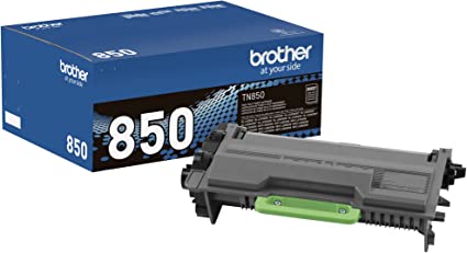 Photo 1 of Brother Genuine High Yield Toner Cartridge, TN850, Replacement Black Toner, Page Yield Up To 8, 000 Pages, Amazon Dash Replenishment Cartridge