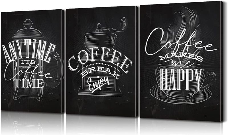 Photo 1 of 3 Piece Kitchen Wall Decor Coffee Wall Art Kitchen Pictures Wall Decor Dining Room Art Wall Decor Dining Room Art Coffee Pictures Food Wall Decor for Dining Room Coffee Decor (12''Wx16''Hx3PCS) https://a.co/d/1BJwQs0