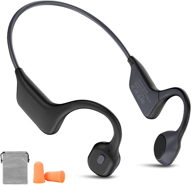 Photo 1 of Bone Conduction Headphones, Sports Headsets Bone Conduction Headphones with Microphone for Sports Driving
