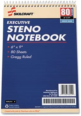 Photo 1 of 12 PACK!! Executive Steno Notebook, 6 x 9, WE, 80 Sheets