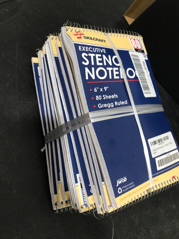 Photo 2 of 12 PACK!! Executive Steno Notebook, 6 x 9, WE, 80 Sheets