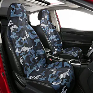 Photo 1 of 4R Car Seat Covers, Neoprene Car Seat Cover Full Set, Universal Auto Front Seat Cover, Waterproof/Non-Slip/Anti-Dirty and Easy to Install - Fits for Beach Swimming Running Gym Boxing Workout(Blue)