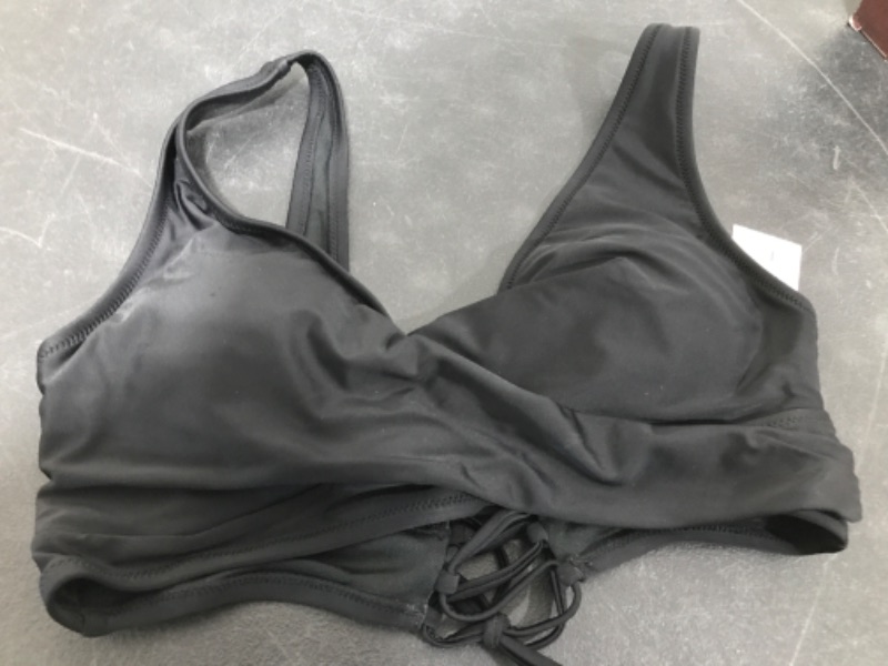 Photo 1 of BLACK BIKINI TOP SIZE L 