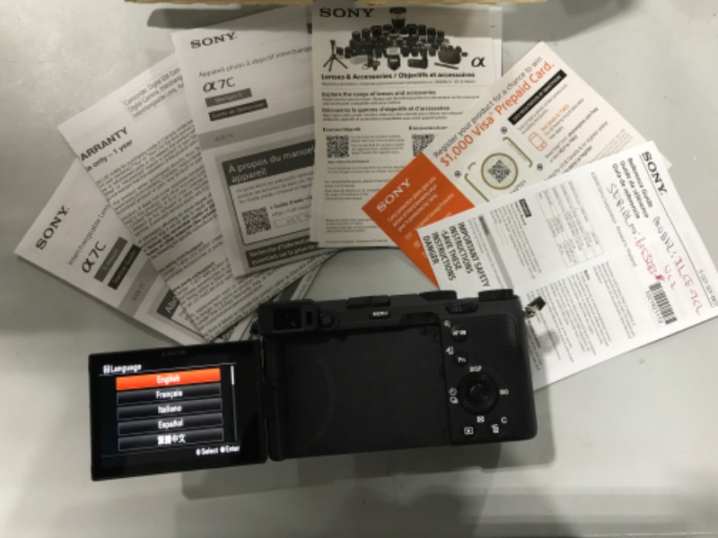 Photo 9 of Sony Alpha 7C Full-Frame Compact Mirrorless Camera Kit - Black (ILCE7CL/B) Black Body w/ 28-60mm