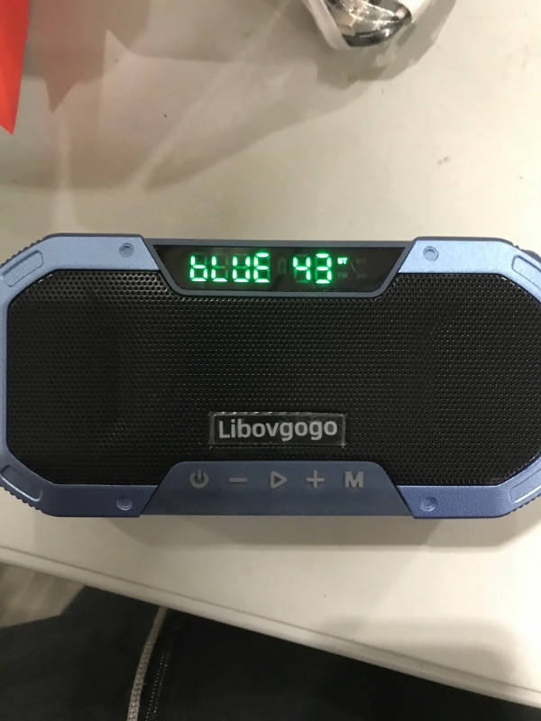Photo 3 of Emergency Radio Waterproof Bluetooth Speaker,Portable Digital AM FM Radio with Flashlight,Reading Lamp,Hand Crank NOAA Weather Radio with Solar Panel,5000mAH Cell Phone Charger,Emergency Survival Kit