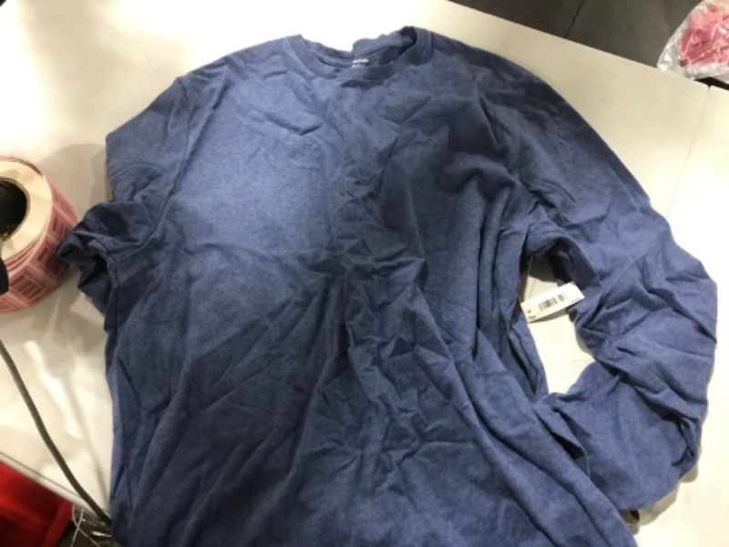 Photo 1 of Amazon Essentials Size l Regular Blue Long Sleeve 