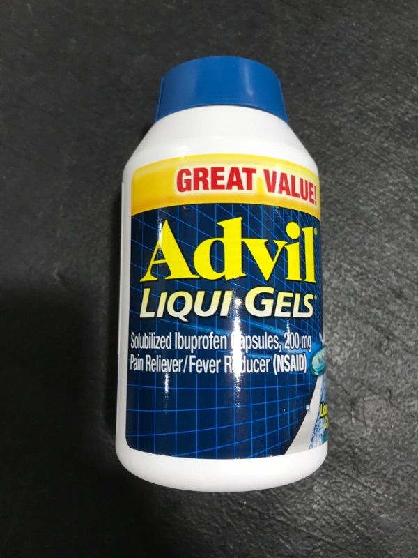 Photo 2 of Advil Liqui-Gels Ibuprofen Pain Reliever/ Fever Reducer Capsules, 200 Mg - 20.0 Ea
EXP. 09/2024.