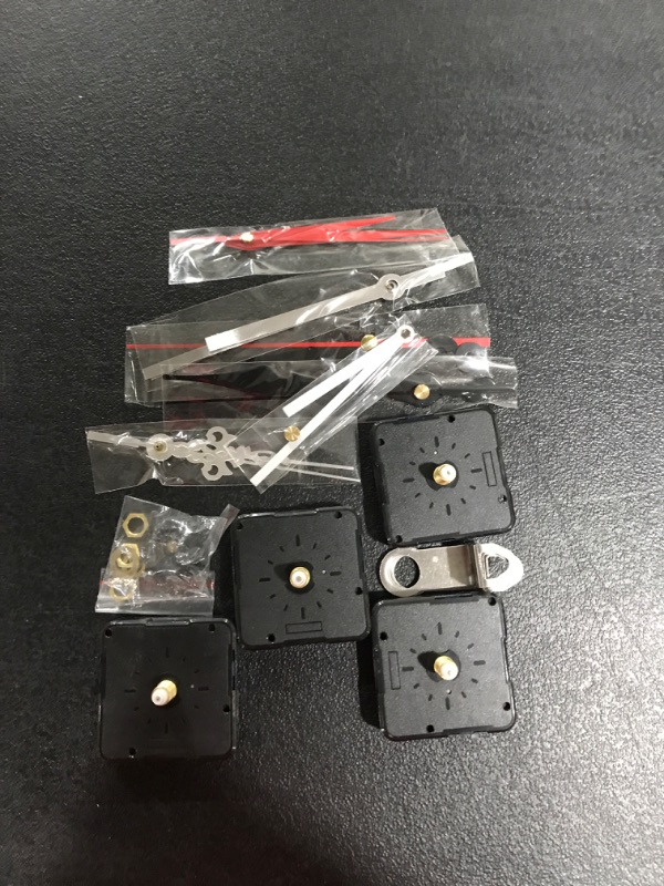 Photo 3 of 4 Pieces High Torque Long Shaft Clock Movement Mechanism with 6 Different Pairs of Hands Clock Repair Parts Replacement (13 mm, 16 mm, 20 mm, 28 mm/ 0.51 Inch, 0.63 Inch, 0.79 Inch, 1.1 Inch)