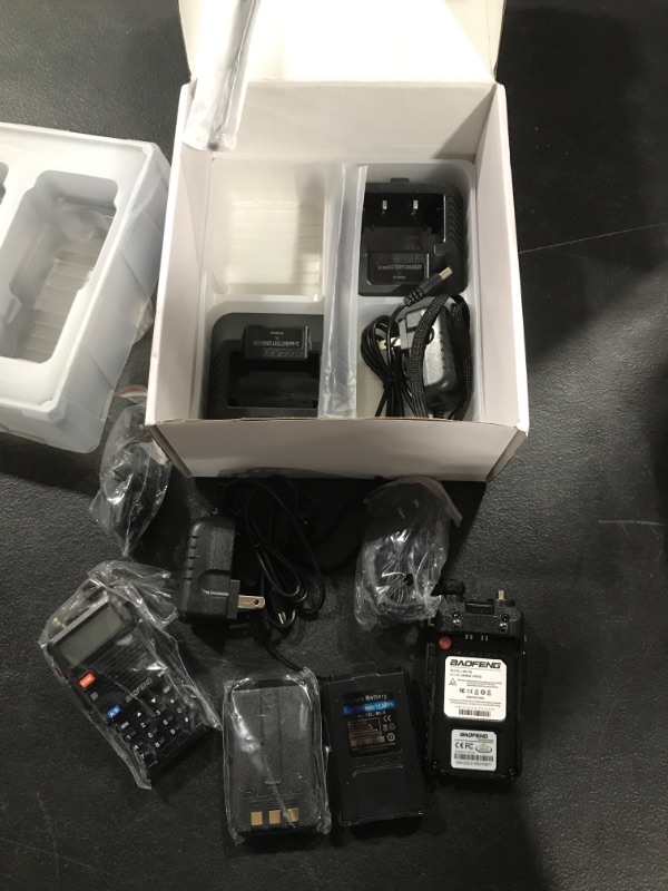 Photo 5 of BAOFENG UV-5X (UV-5G) GMRS Radio, Long Range Walkie Talkies Rechargeable, Two Way Radio with NOAA Weather Receiver & Scan, GMRS Handheld Radio for Adults, Support Chirp, 1 Pair 2PCS