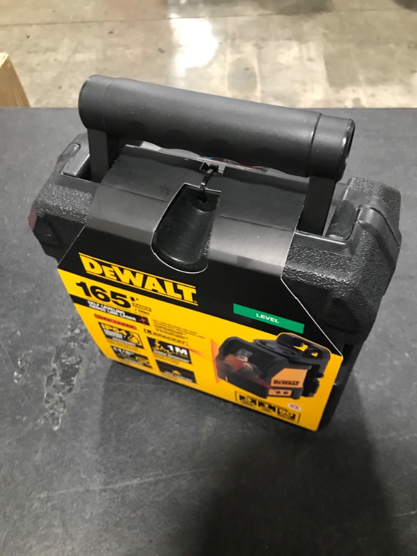 Photo 2 of DEWALT Line Laser, Self-Leveling, Cross Line, Red Beam (DW088K)
SEALED  -- - - -