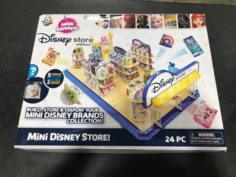 Photo 2 of 5 Surprise Mini Brands Disney Toy Store Playset by Zuru - Disney Toy Store Includes 5 Exclusive Mystery Mini's, Store and Display Mini Collectibles, Toy for Kids, Teens, and Adults - SEAELD 