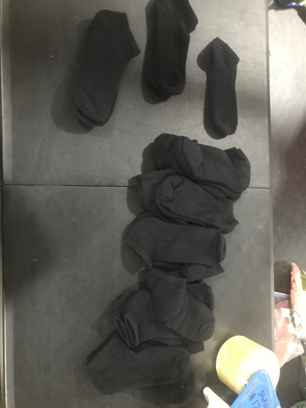 Photo 1 of 13 Pairs Black Ankle Socks