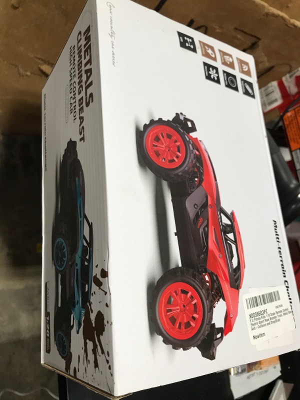 Photo 1 of F.U.Fitrota Kids 1:18 Scale Remote Control Electric Sport Race Monster Truck, Metal Shell Anti-Collision and Drop(Blue)