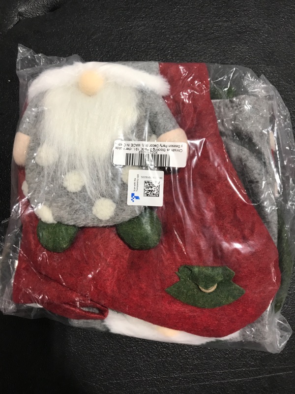 Photo 1 of 3 PACK CHRISTMAS HOLIDAY STOCKINGS. GNOMES. 